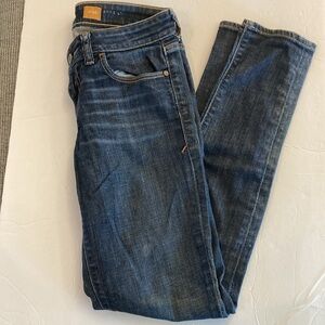 Pilcro and the letterpress denim jeans skinny ankle Anthropologie brand size 26